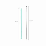 Babyqlo Travel Silicone Straw Set / Set Sedotan Silikon BQ9012 - Image 2