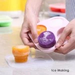Babyqlo Collapsible Ice Cube Trays / Cetakan ES Silicone -BQ FC8009 - Image 2