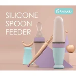 Babyqlo Silicone Spoon Feeder / Botol Sendok Makan Bayi 2 in 1 Portable Mpasi 6 Bulan BPA Free