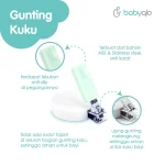 Babyqlo 6 in 1 Baby Care Kit Gunting Kuku Bayi Newborn Manicure Set Bayi Nail Care Set Perlengkapan Bayi - Image 6