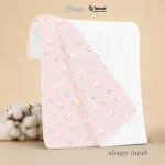 Babyqlo Louie Tencel Double Layer Blanket 100x100 cm – Selimut Bayi Premium Adem Lembut Newborn Hypoallergenic - Image 3