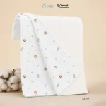 Babyqlo Louie Tencel Double Layer Blanket 100x100 cm – Selimut Bayi Premium Adem Lembut Newborn Hypoallergenic - Image 6