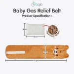 Babyqlo Baby Gas Relief Belt | Korset Penghangat untuk Bayi Anak / Bantal Penghangat / Kompres Perut Bayi - Image 6