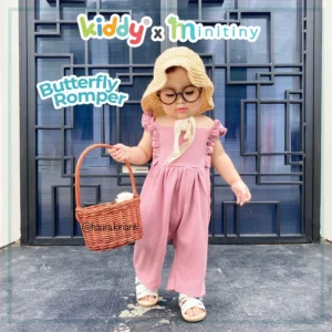 Mini Tiny - Butterfly Kids Romper / Baju Anak Perempuan / Fashion Rompers Lembut Nyaman
