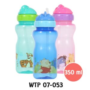 Winnie The Pooh Bottle With Straw / Botol Minum Anak Dengan Sedotan (Wtp 07-053)
