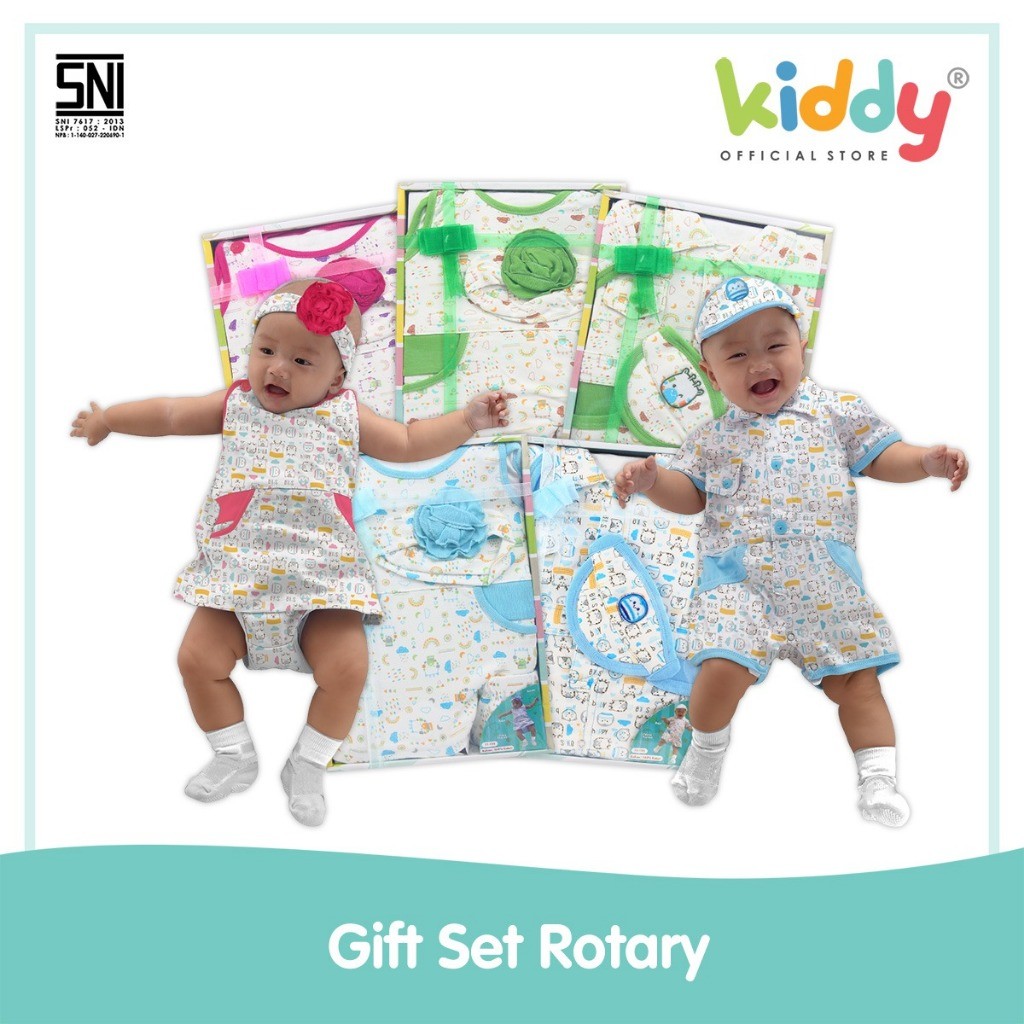 Kiddy Baby Gift Set Rotary / Hampers Bayi Besar /Kado Bayi / Kado Lahiran / Baju Bayi Set