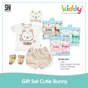 Kiddy Baby Gift Set / Hampers Bayi Besar /Kado Bayi / Kado Lahiran / Baju Bayi Set / Pakaian Bayi Smile Bunny